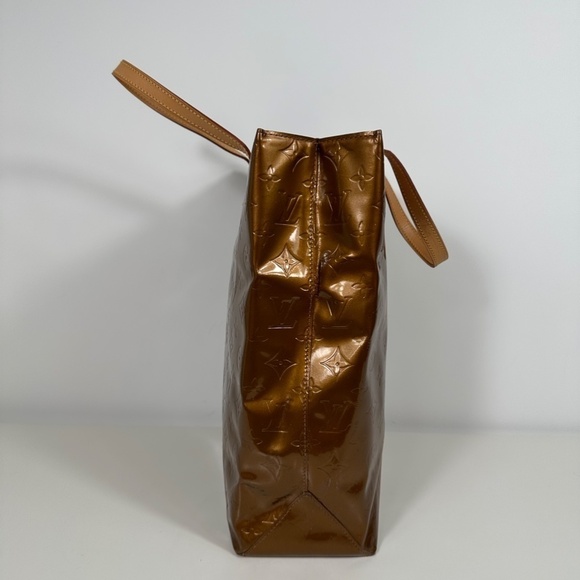 Aunt Louis Vuitton Monogram Vernis Reade MM M91143 Women's Handbag Bronze - Picture 4 of 15